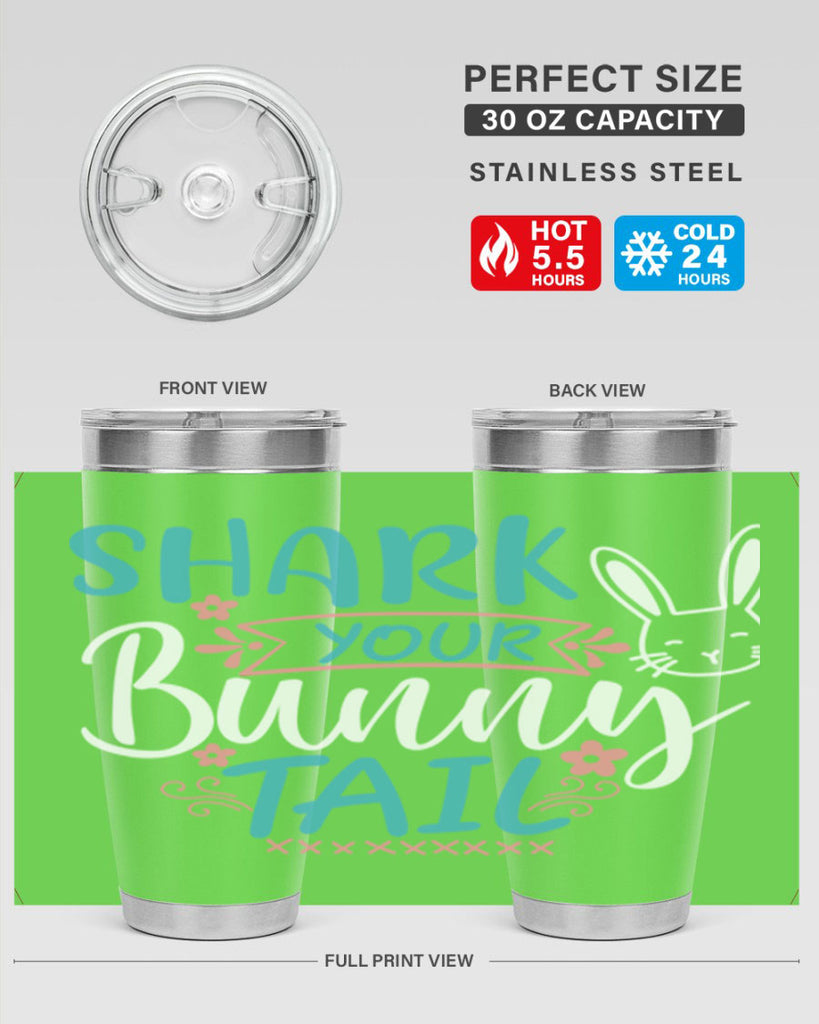 shark your bunny tail 9#- easter- Tumbler