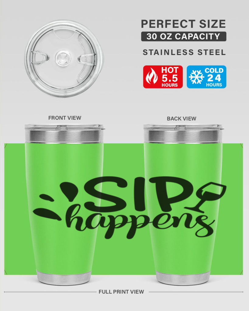 sip happens 162#- wine- Tumbler