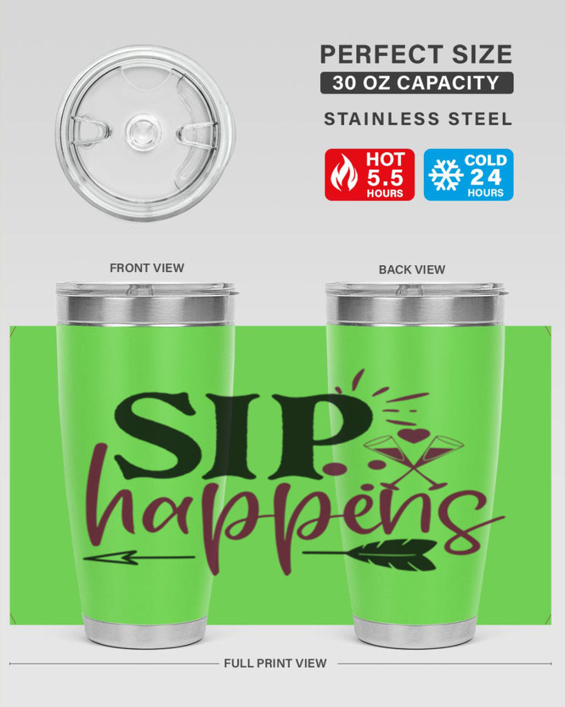 sip happens 164#- wine- Tumbler