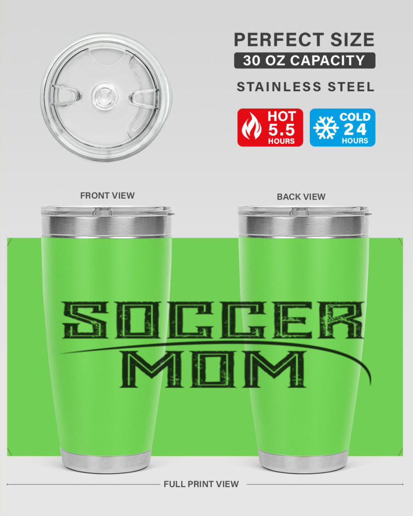 soccer mom 67#- mom- Tumbler