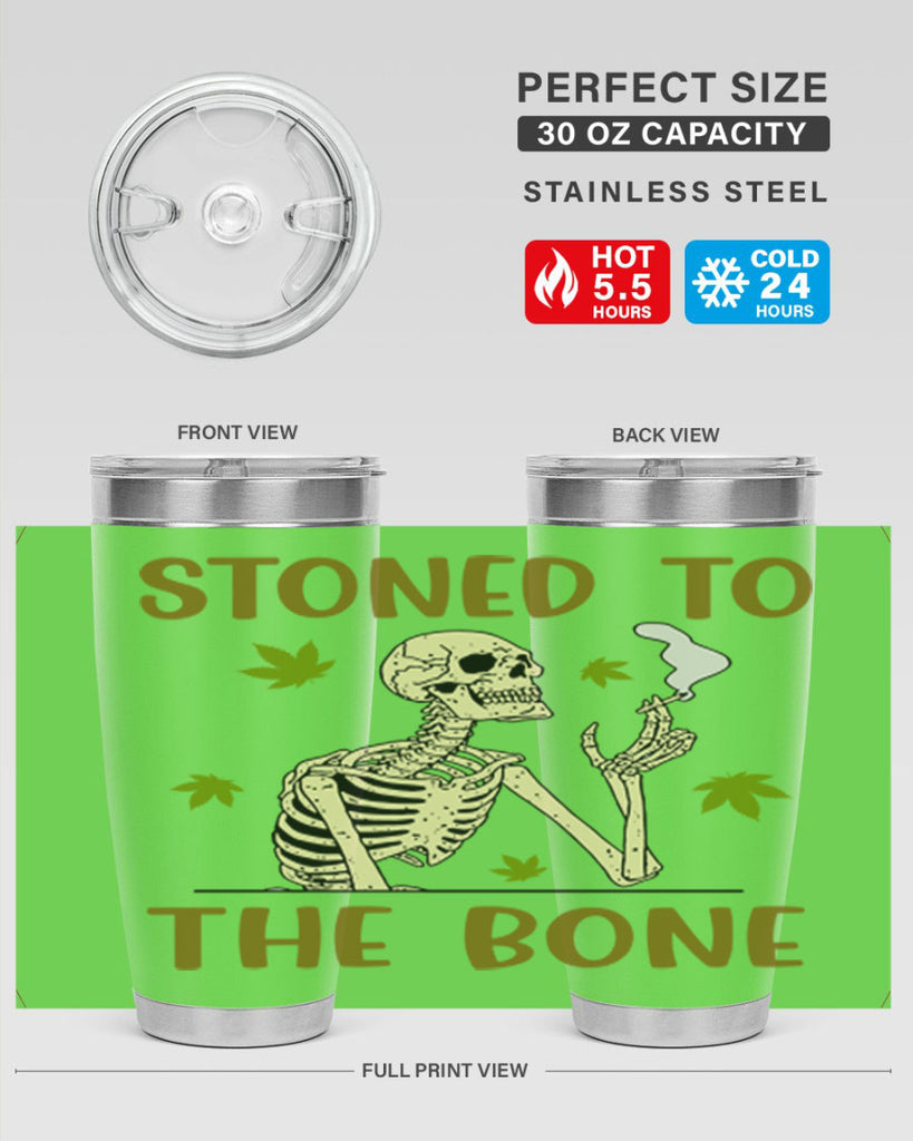 stones to the bone 264#- marijuana- Tumbler