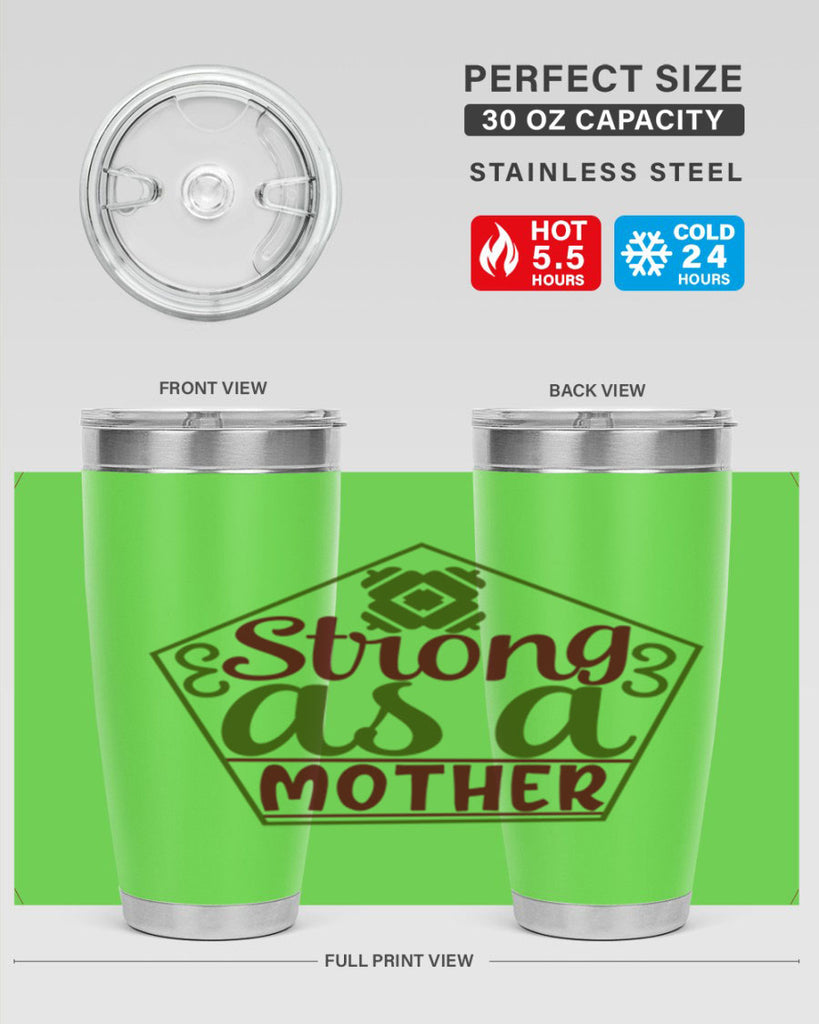 strong as a mother 14#- gym- Tumbler