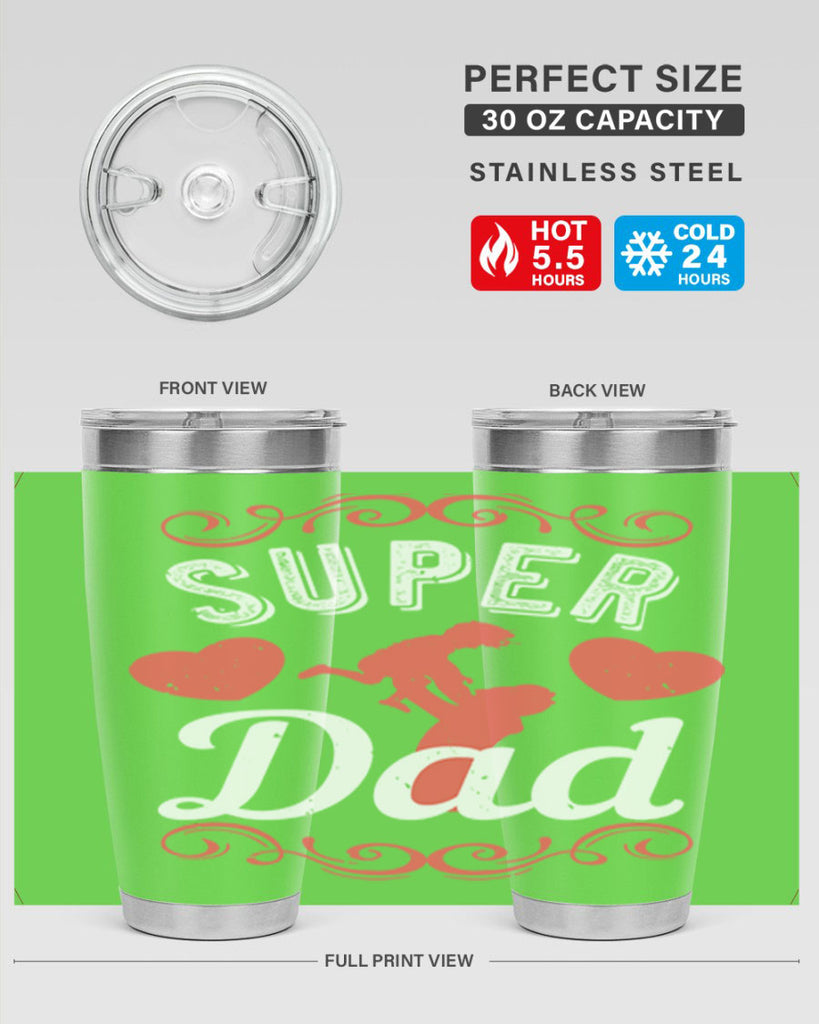super dad 178#- fathers day- Tumbler