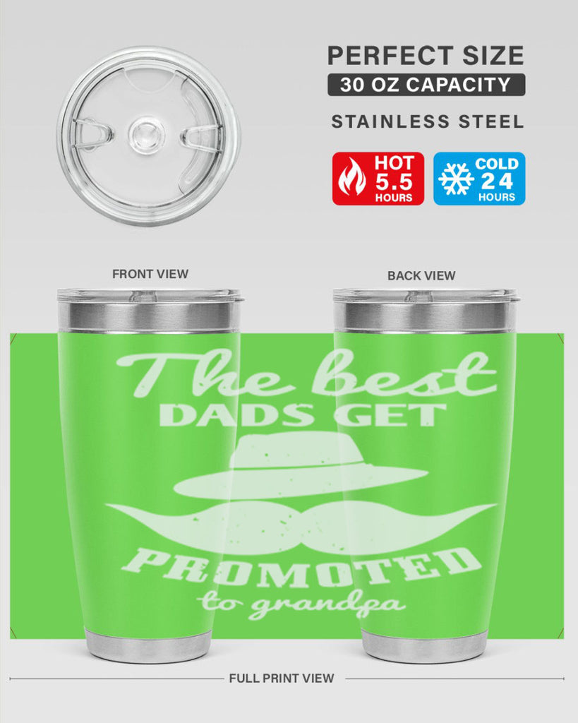 the best dads get promoted 164#- fathers day- Tumbler