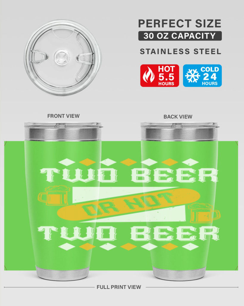 two beer or not two beer 3#- beer- Tumbler