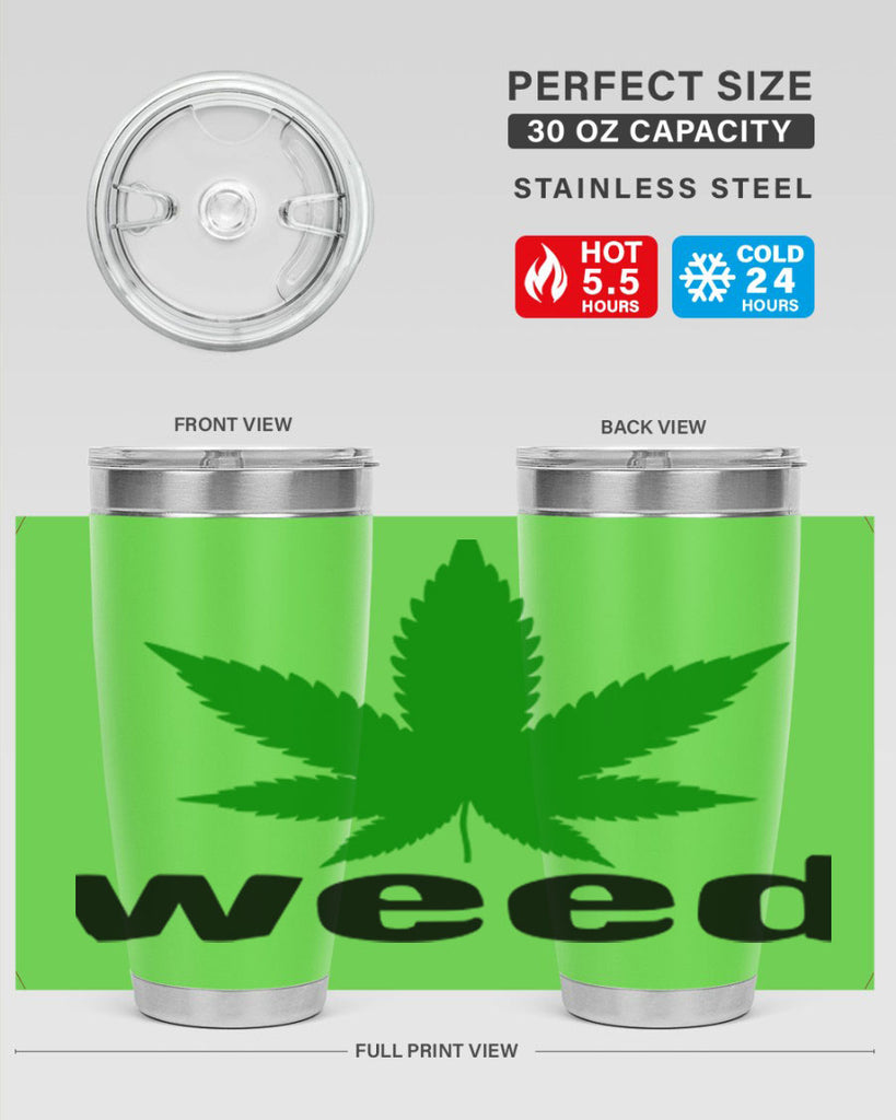 weed 279#- marijuana- Tumbler