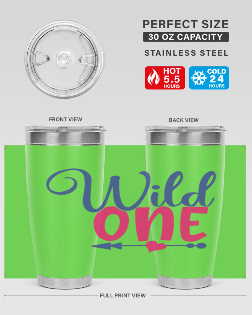 wild one 356#- mom- Tumbler