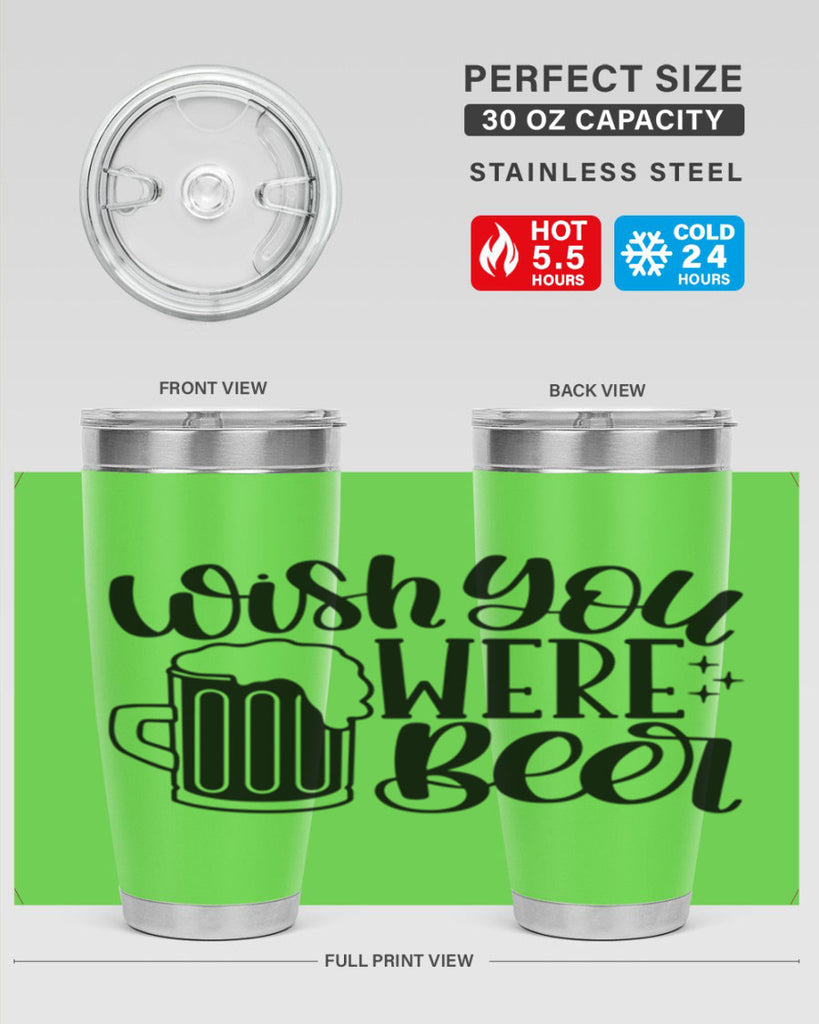 wish you were beer 15#- beer- Tumbler