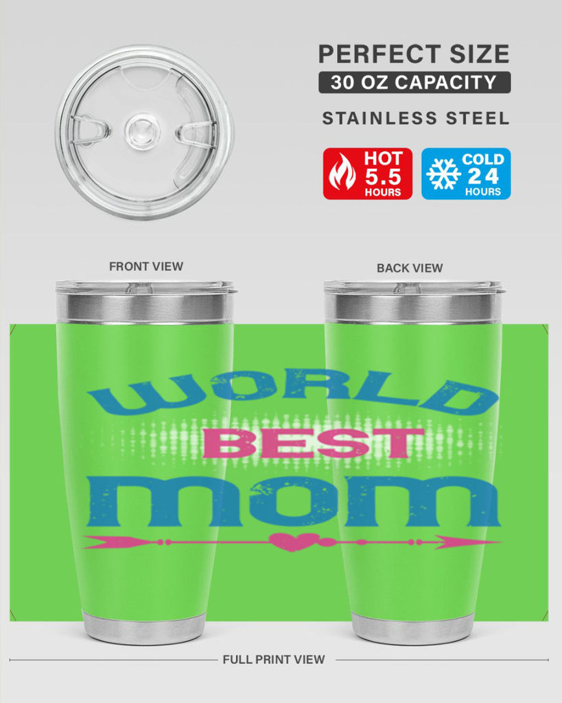 world best mom 18#- mom- Tumbler