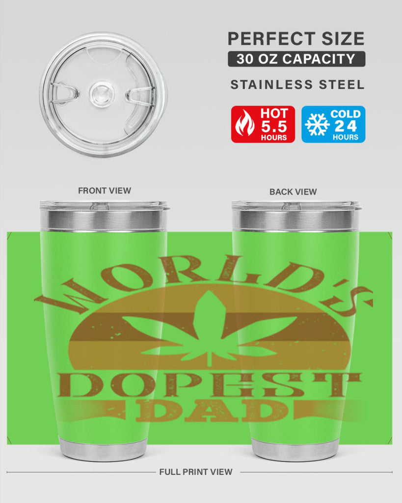 worlds dopest dad 145#- fathers day- Tumbler