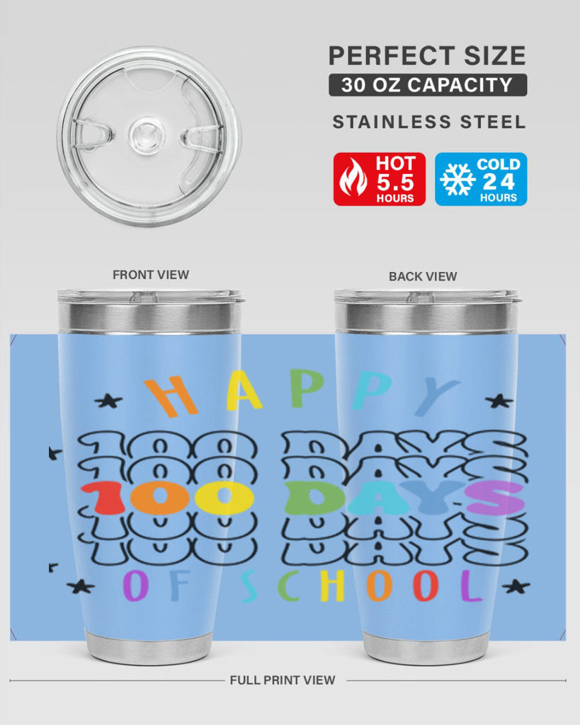 100 days of school Sublimation 33#- 100 days of school- Tumbler