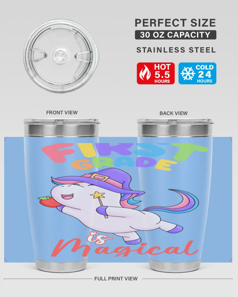 1st Grade is Magical Unicorn 26#- 1st grade- Tumbler