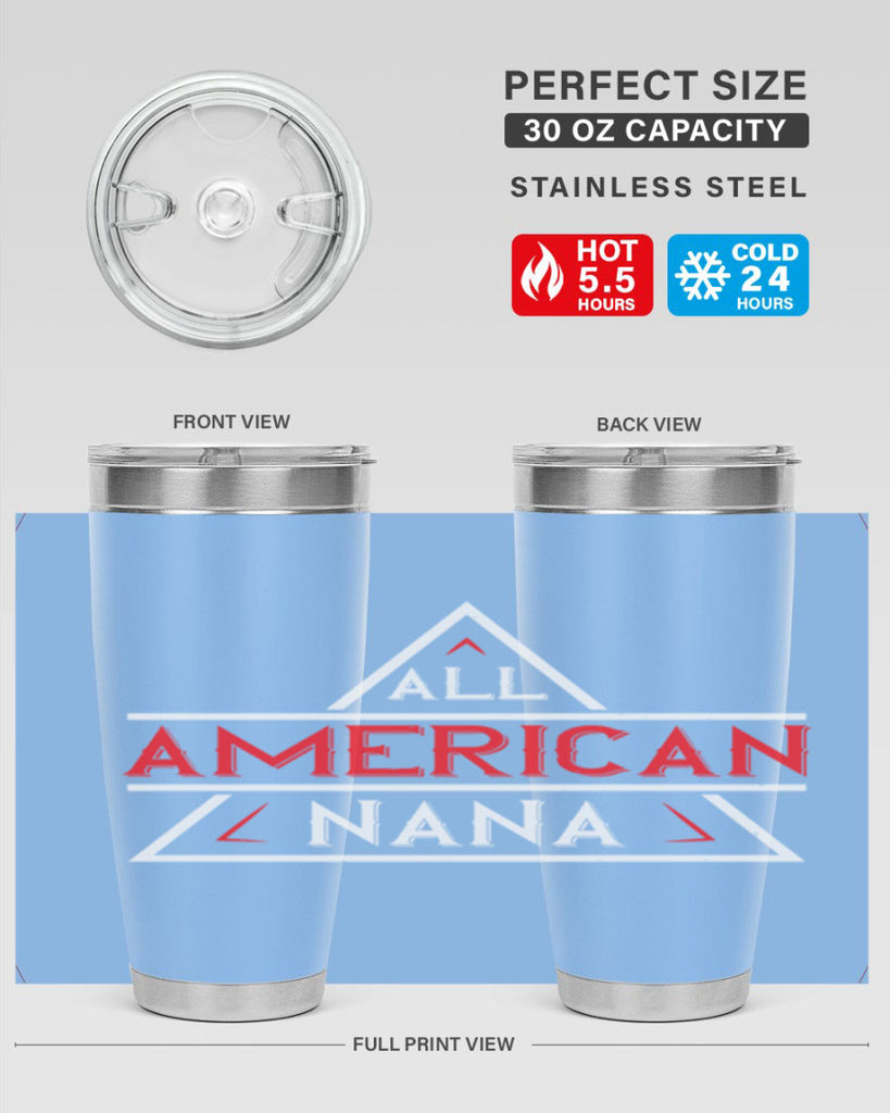 ALL american nana 37#- grandma - nana- Tumbler