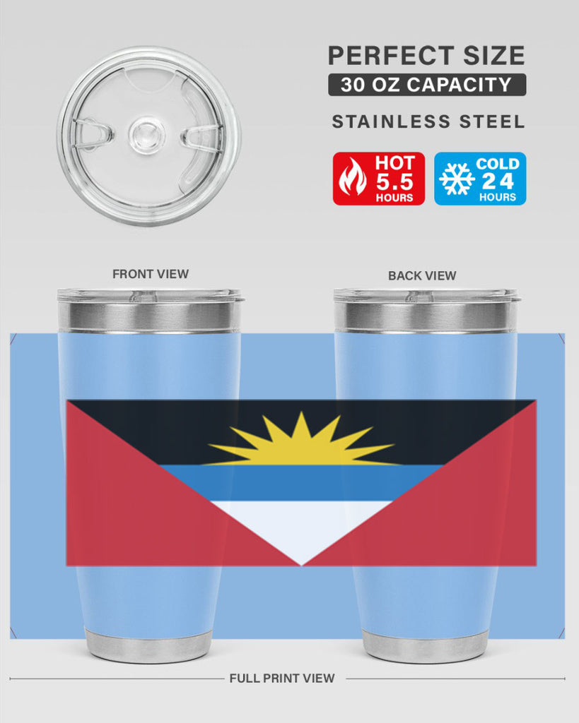 Antigua and Barbuda 192#- world flags- Tumbler