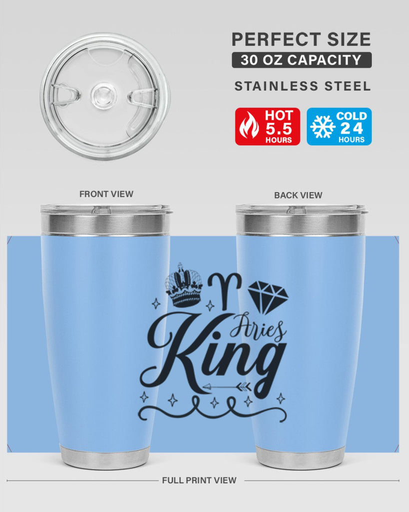 Aries king 111#- zodiac- Tumbler