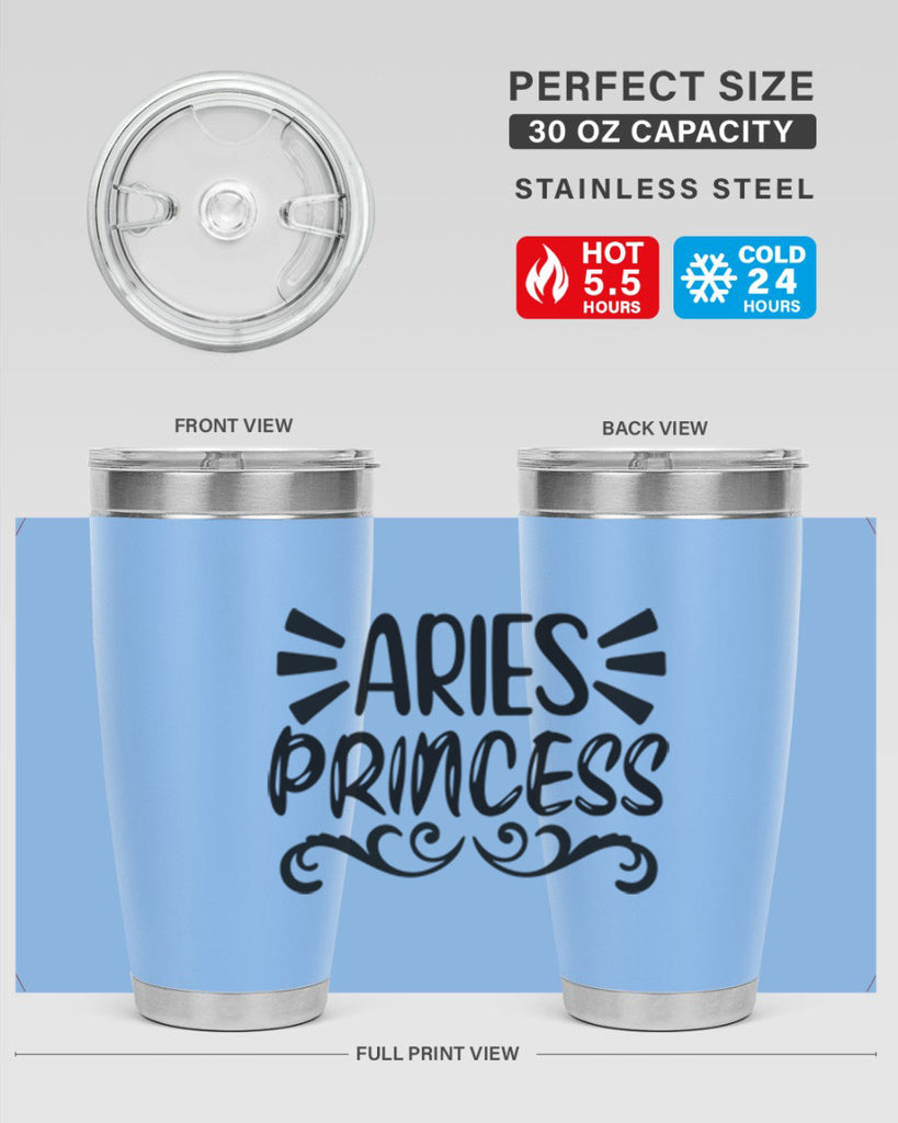 Aries princess 117#- zodiac- Tumbler