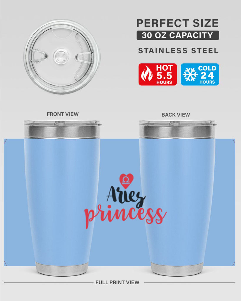 Aries princess 98#- zodiac- Tumbler