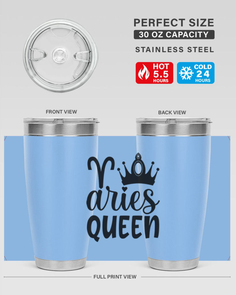Aries queen 118#- zodiac- Tumbler