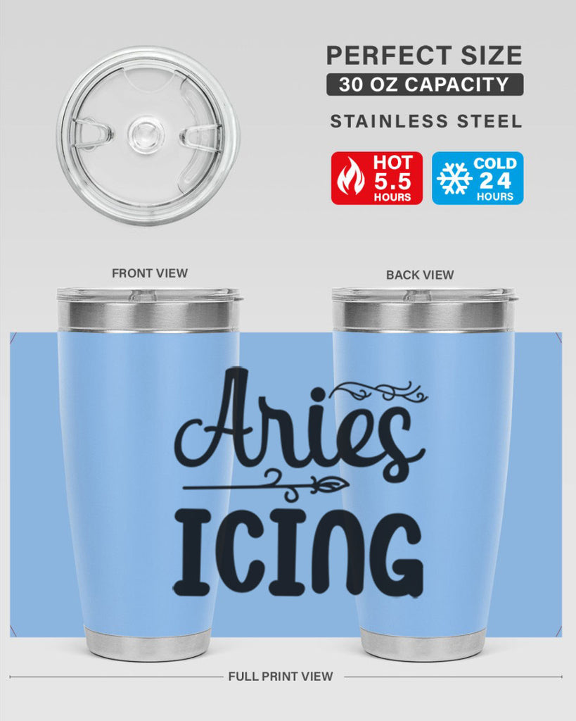 Ariesicing 106#- zodiac- Tumbler