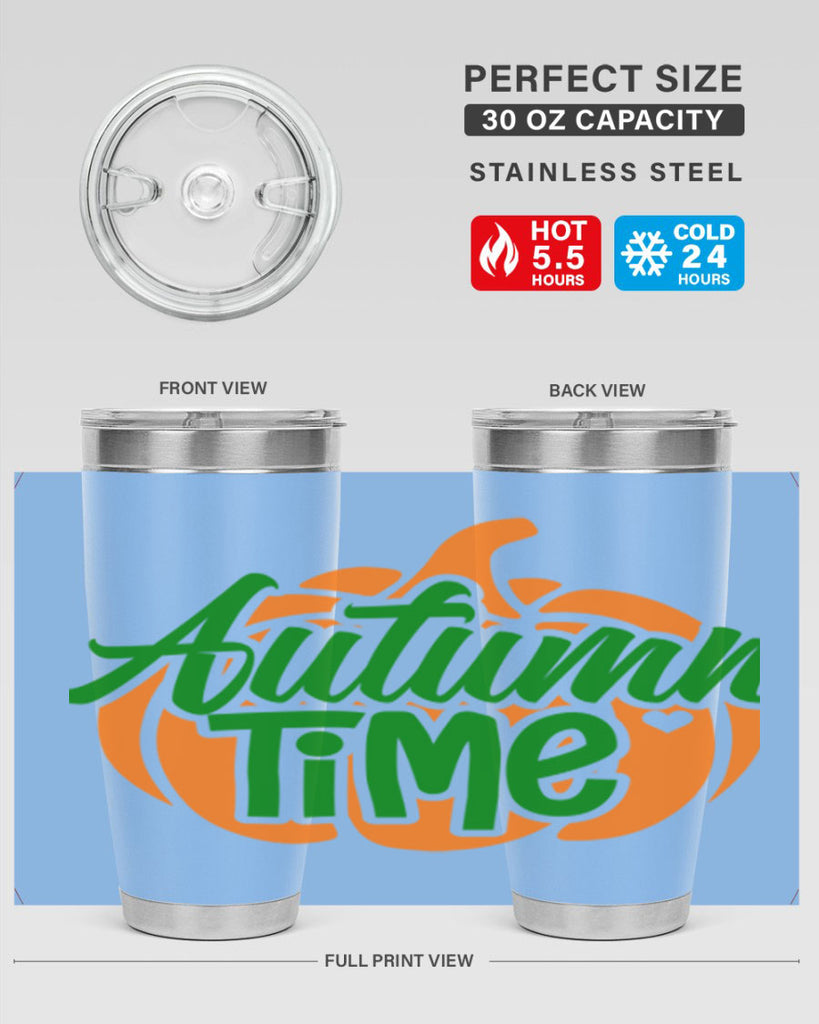 Autumn Time 34#- fall- Tumbler