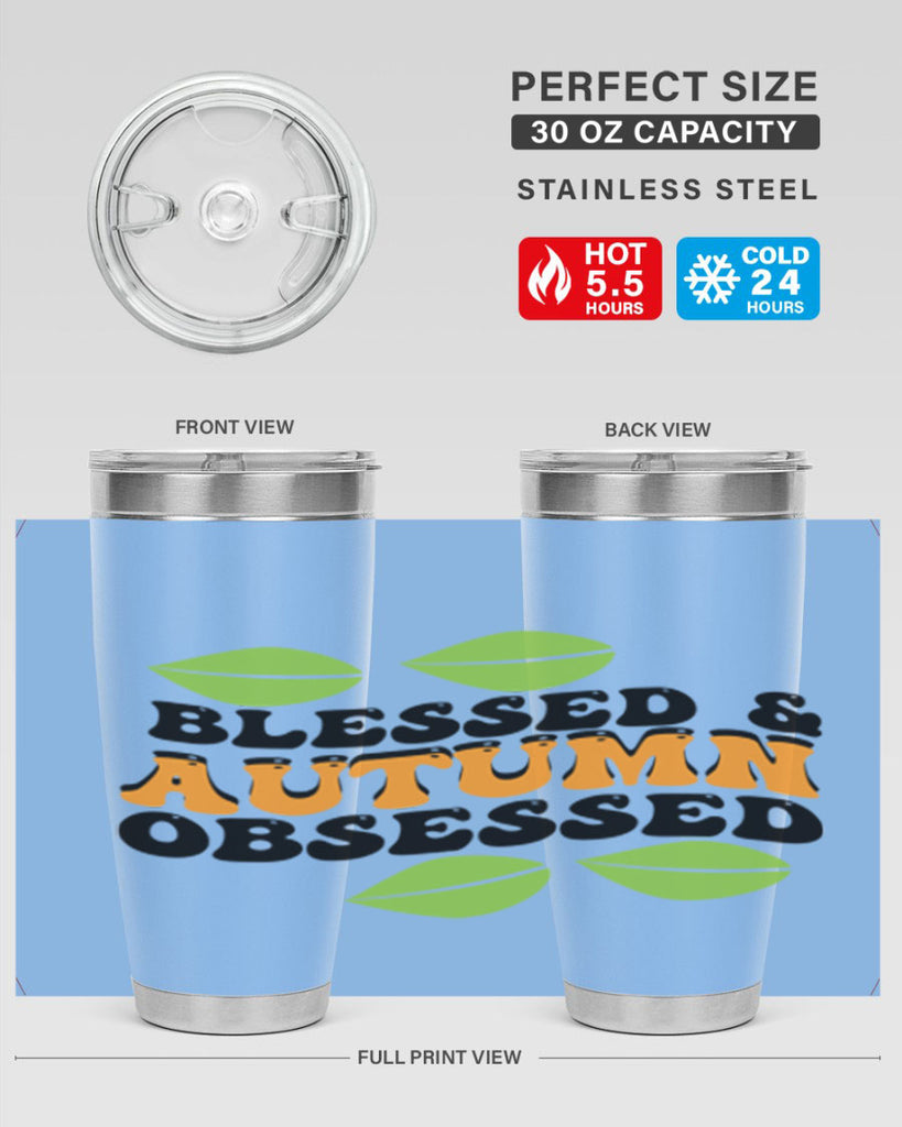 Blessed Autumn Obsessed 48#- fall- Tumbler