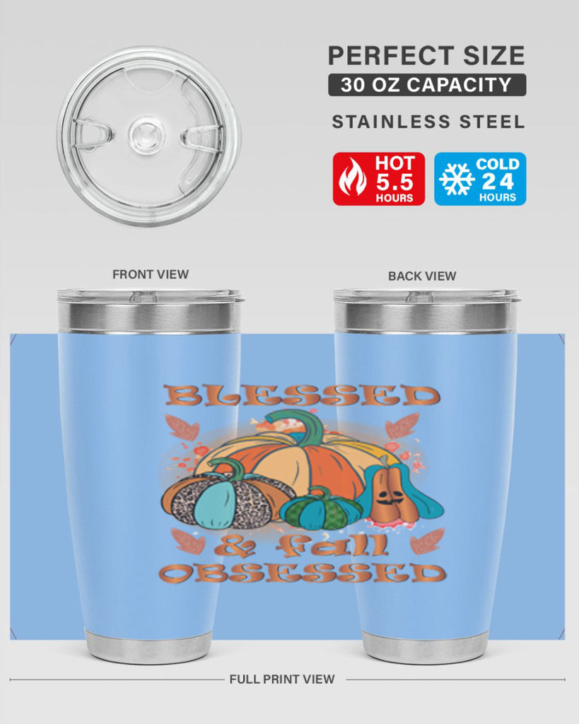Blessed Fall Obsessed 49#- fall- Tumbler