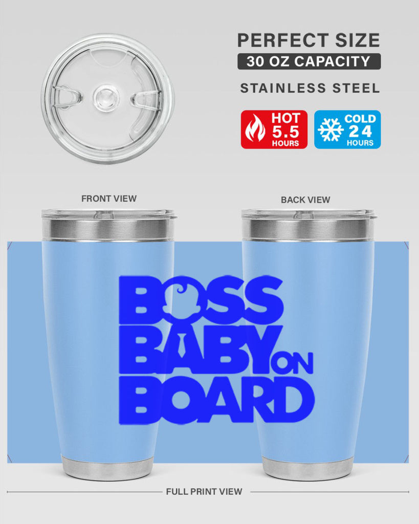 Boss Baby On Board 2#- black words phrases- Cotton Tank
