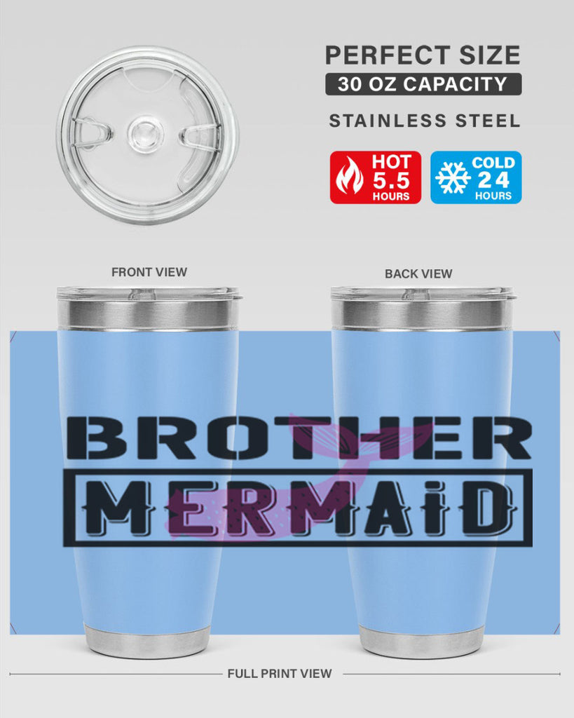 Brother mermaid 86#- mermaid- Tumbler