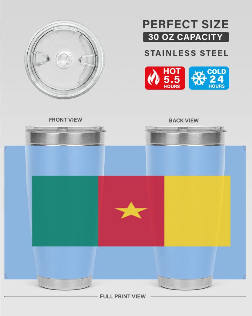 Cameroon 167#- world flags- Tumbler