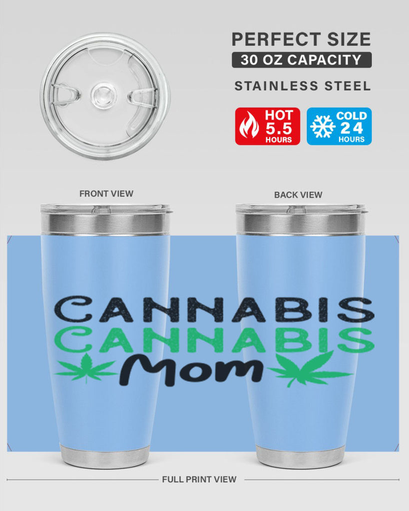 Cannabis Mom 48#- marijuana- Tumbler