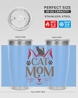 Cat Mom Style 6#- cat- Tumbler
