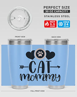 Cat Mommy Style 87#- cat- Tumbler