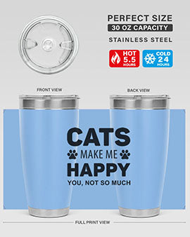 Cats Make Me Style 40#- cat- Tumbler