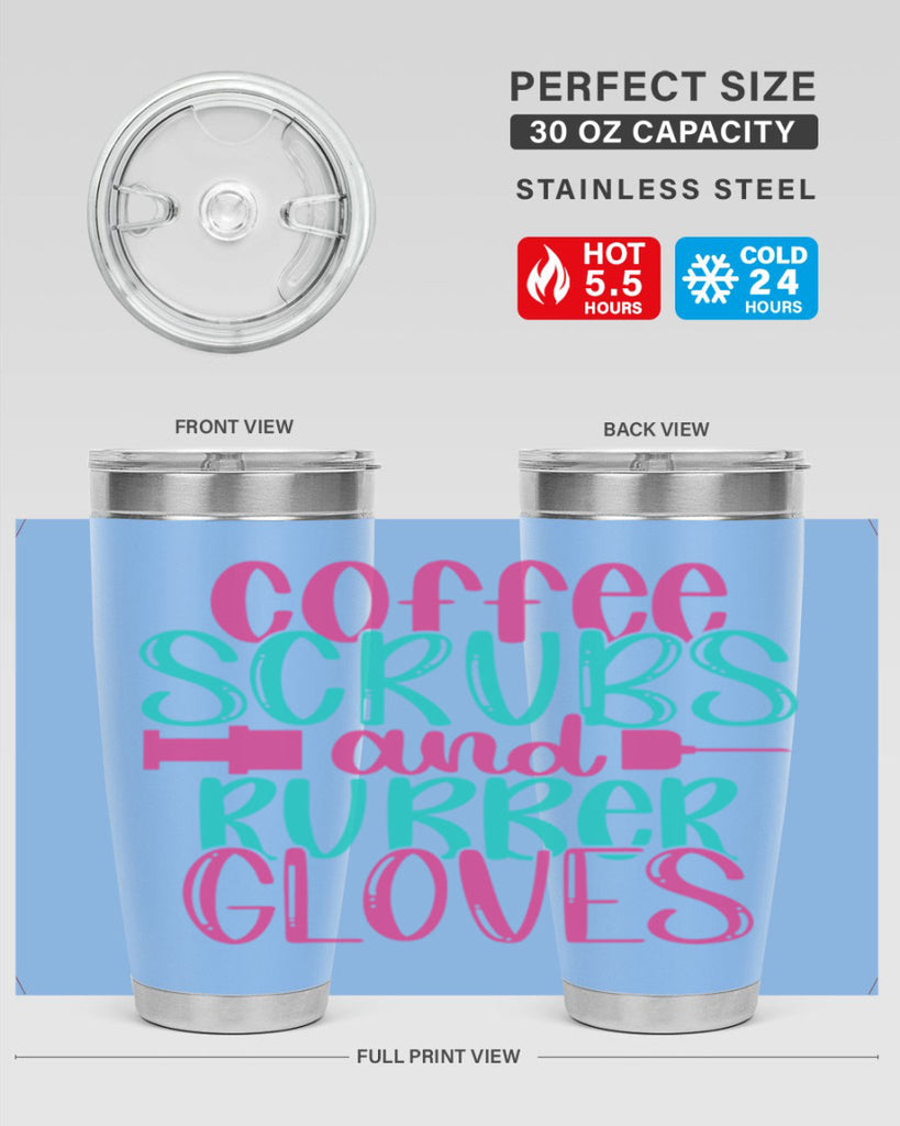 Coffee Scrubs And Rubber Gloves Style Style 210#- nurse- tumbler