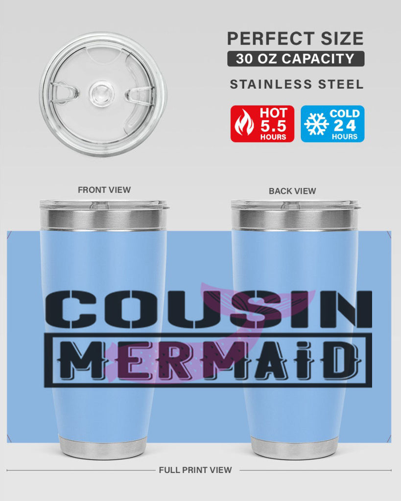 Cousin mermaid 87#- mermaid- Tumbler