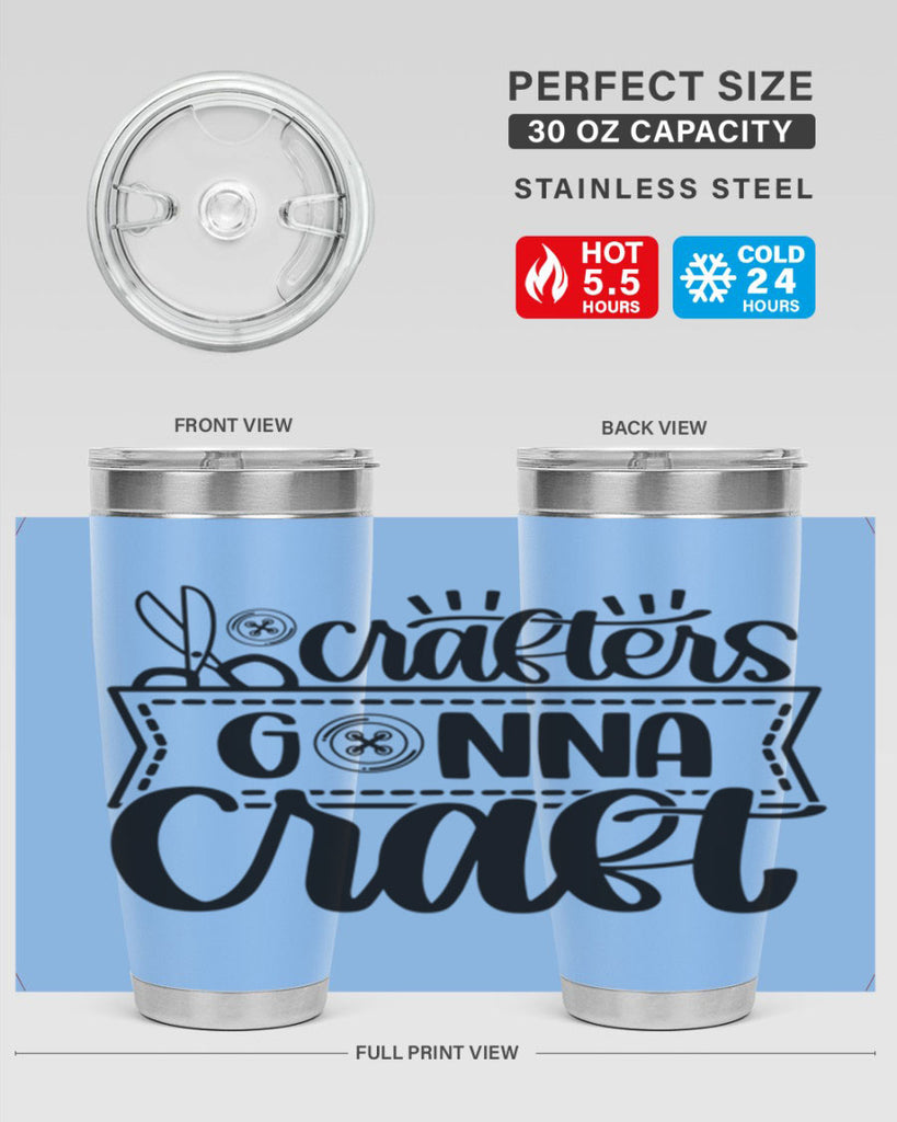 Crafters Gonna Craft 36#- crafting- Tumbler