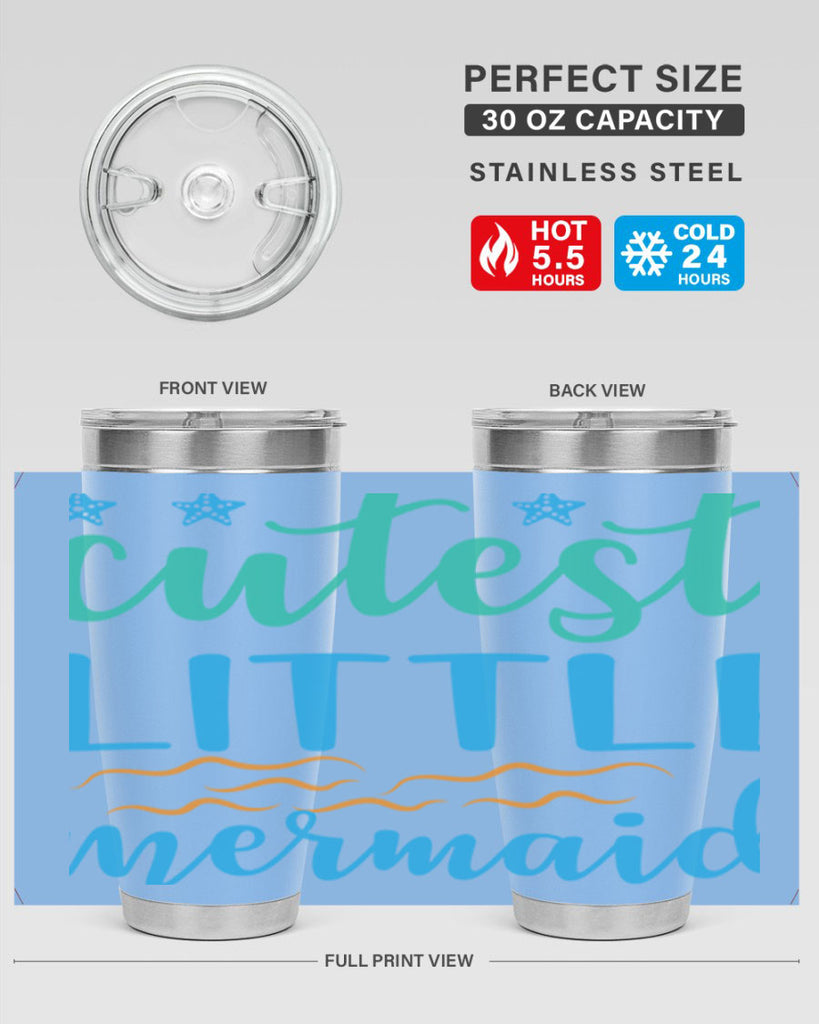 Cutest Little Mermaid Design 97#- mermaid- Tumbler