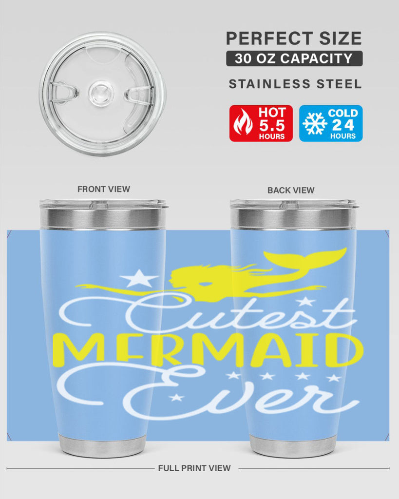 Cutest Mermaid Ever 92#- mermaid- Tumbler