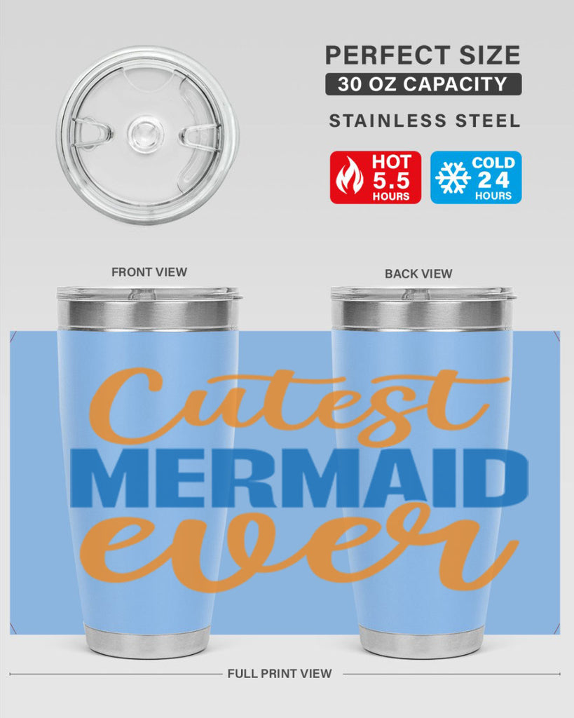 Cutest Mermaid Ever 94#- mermaid- Tumbler