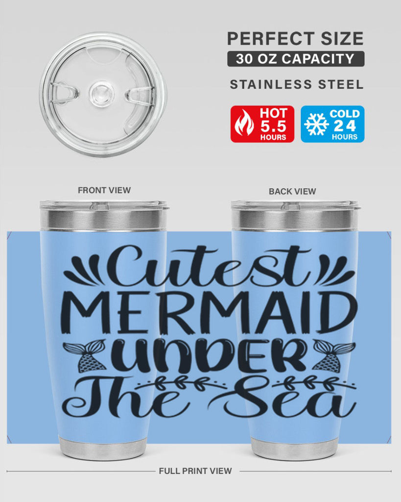 Cutest Mermaid Under The Sea 108#- mermaid- Tumbler
