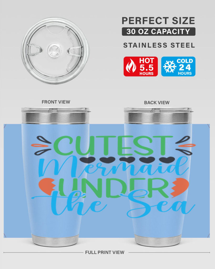 Cutest Mermaid Under The Sea 109#- mermaid- Tumbler