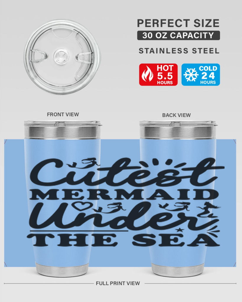 Cutest Mermaid Under the Sea 106#- mermaid- Tumbler