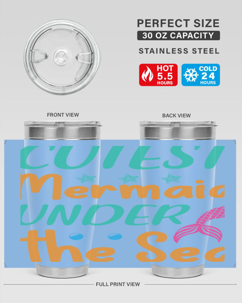 Cutest Mermaid Under the Sea 107#- mermaid- Tumbler