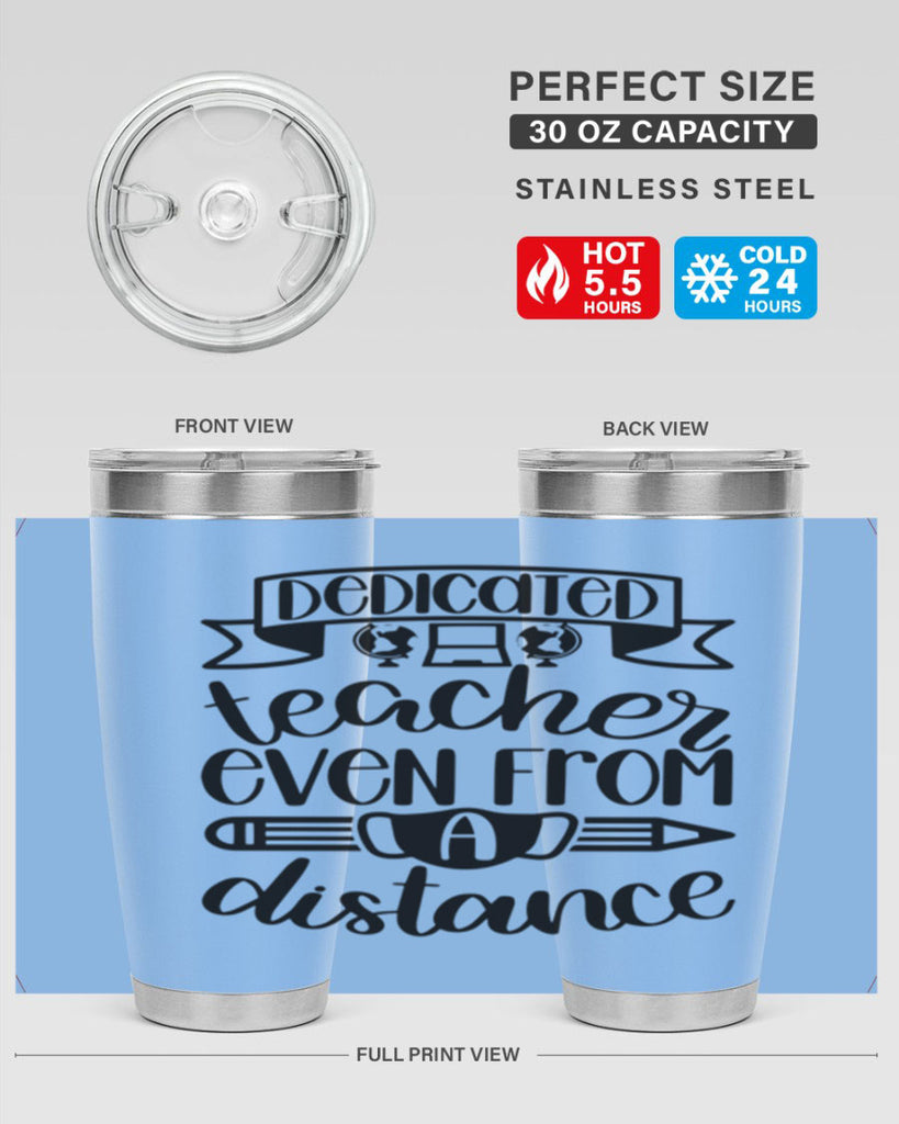 Dedicated Teacher Even Style 80#- teacher- tumbler