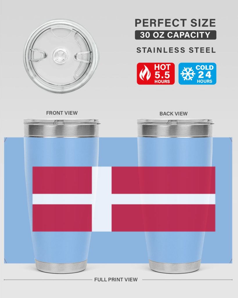 Denmark 151#- world flags- Tumbler