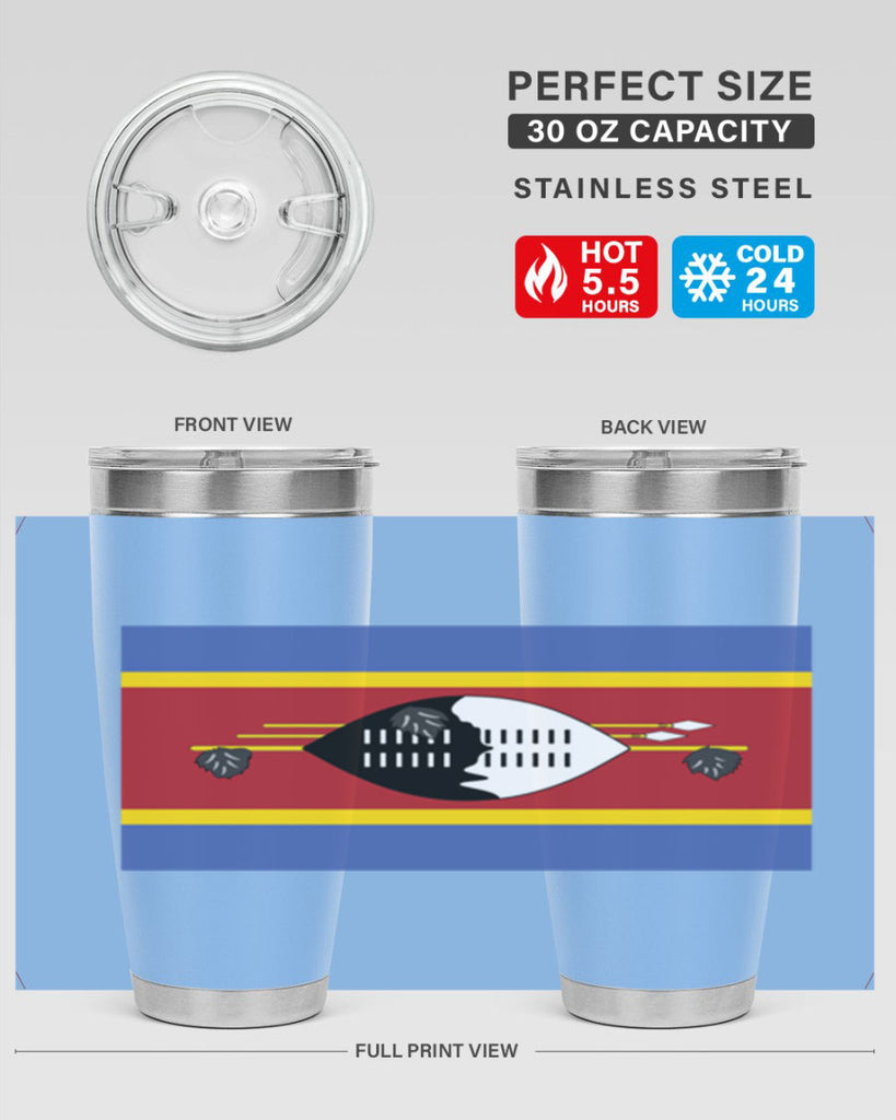 Eswatini 141#- world flags- Tumbler