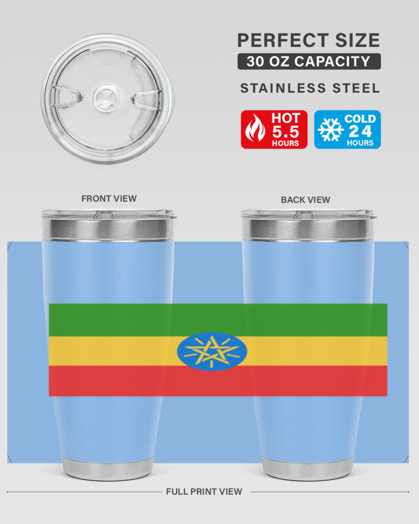 Ethiopia 140#- world flags- Tumbler