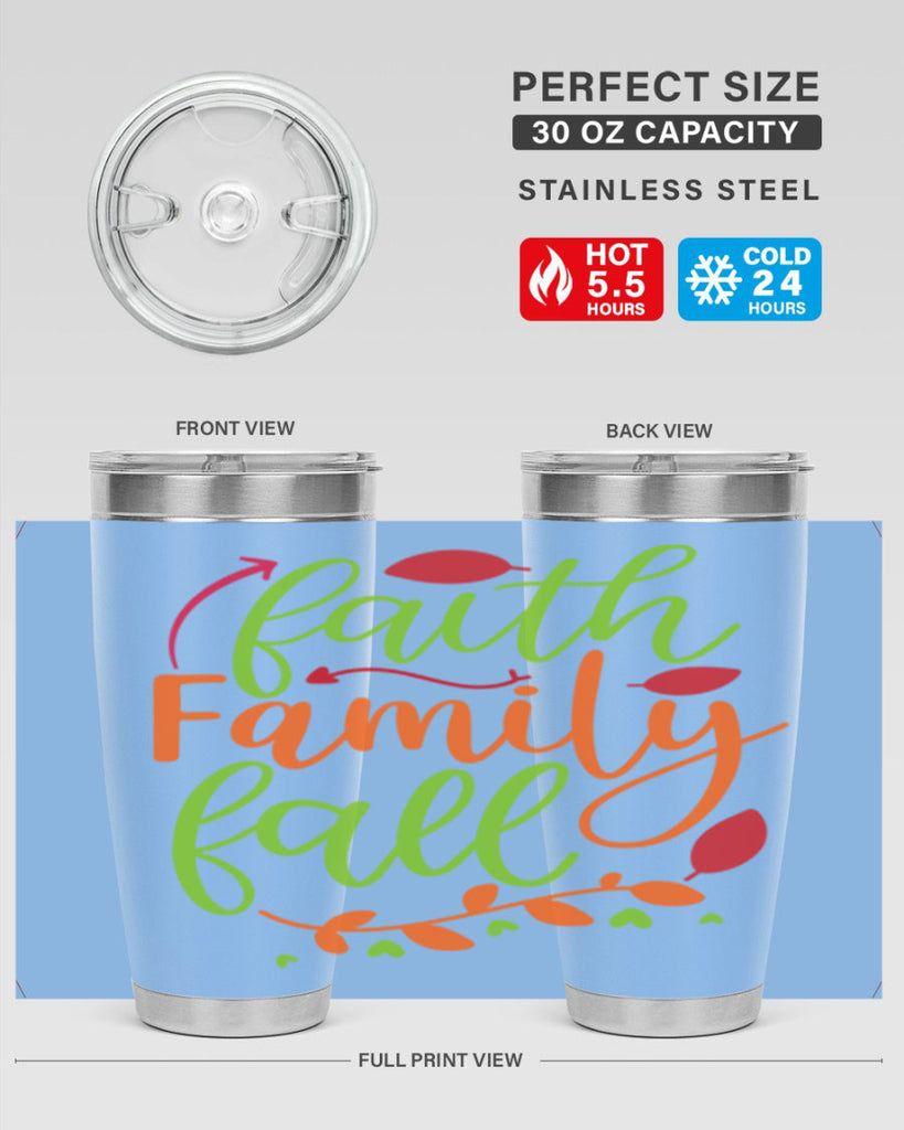 Faith Family Fall 82#- fall- Tumbler