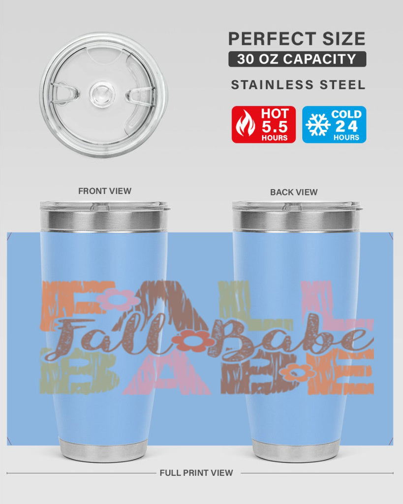 Fall Babe 88#- fall- Tumbler