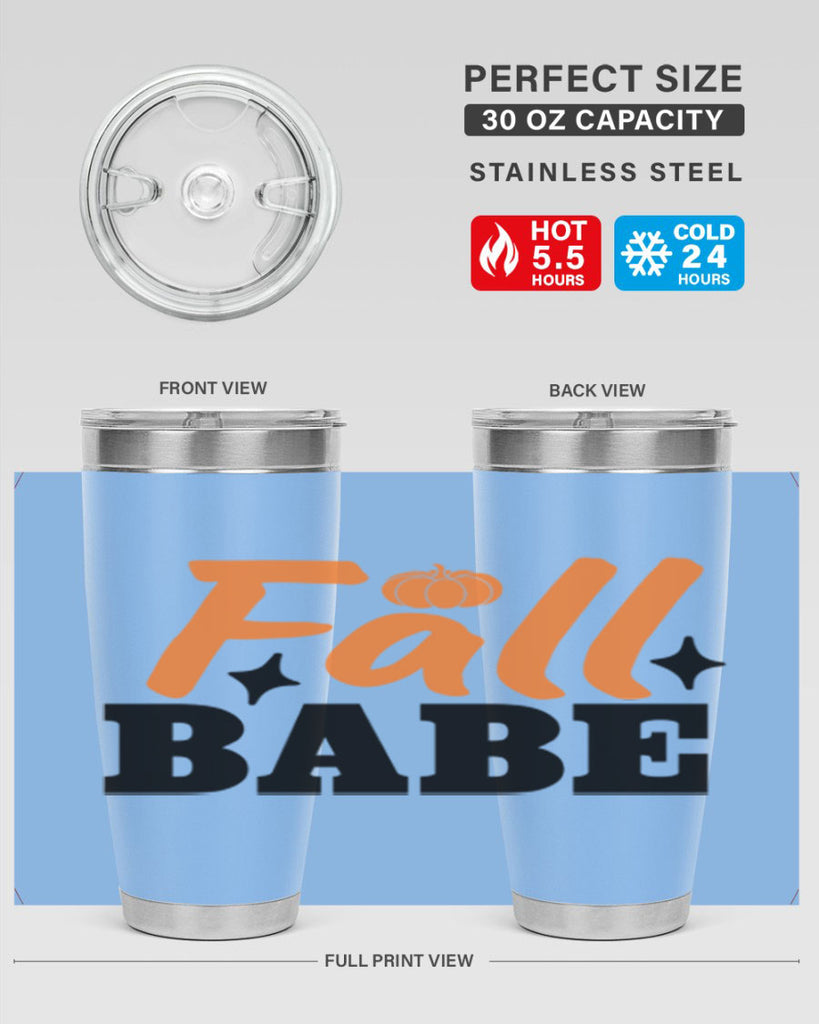 Fall Babe 89#- fall- Tumbler